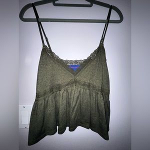 Green camisole